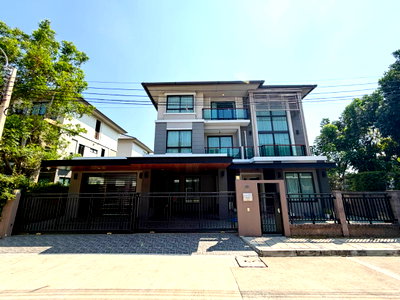 บ้านเดี่ยว วัดพระยาสุเรนทร์ : 🔥 ขายบ้านเดี่ยว หลังมุม เชื่อมต่อ MRT สายสีชมพูและทางด่วน 🔥 ภัสสร วงแหวน-รามอินทรา (Passorn Wongwaen-Ramintra)
