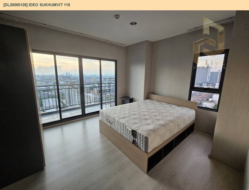 รูป DL26060126 ให้เช่าคอนโด ไอดีโอ สุขุมวิท 115 (IDEO Sukhumvit 115 ) ใกล้ BTS ปู่เจ้า พร้อมเข้าอยู่ โทรด่วน 0638692663 LineID @138fpvll - รูปที่ 3/6