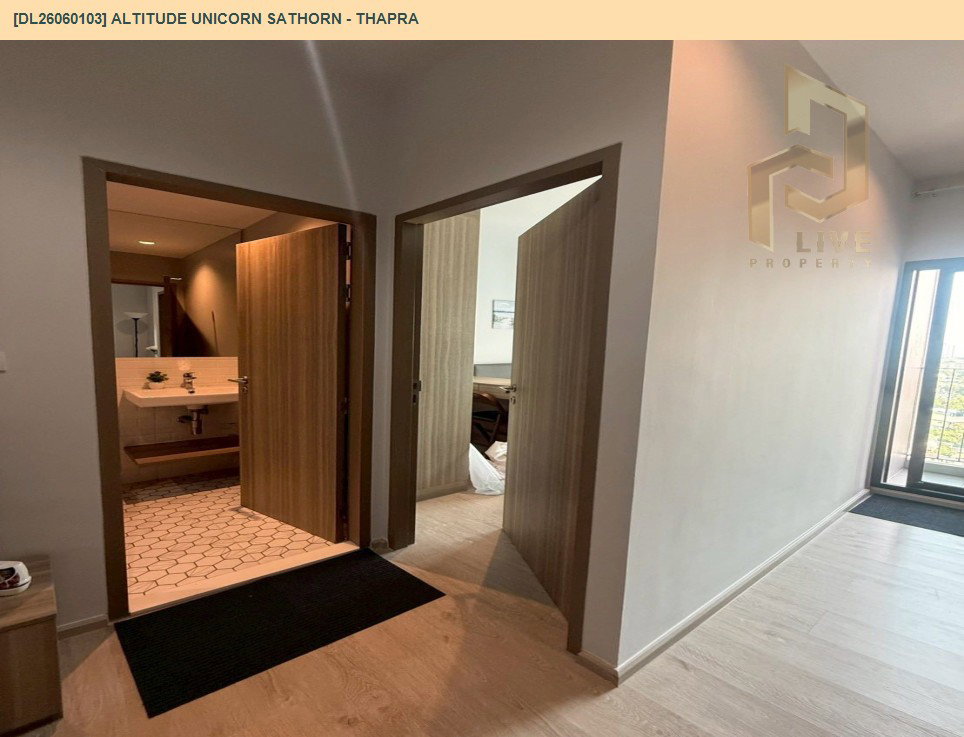 รูป DL26060103 ให้เช่าคอนโด อัลติจูด ยูนิคอร์น สาทร - ท่าพระ (Altitude Unicorn Sathorn - Thapra) ใกล้ BTS ตลาดพลู พร้อมเข้าอยู่ โทรด่วน 0638692663 LineID @138fpvll - รูปที่ 10/18