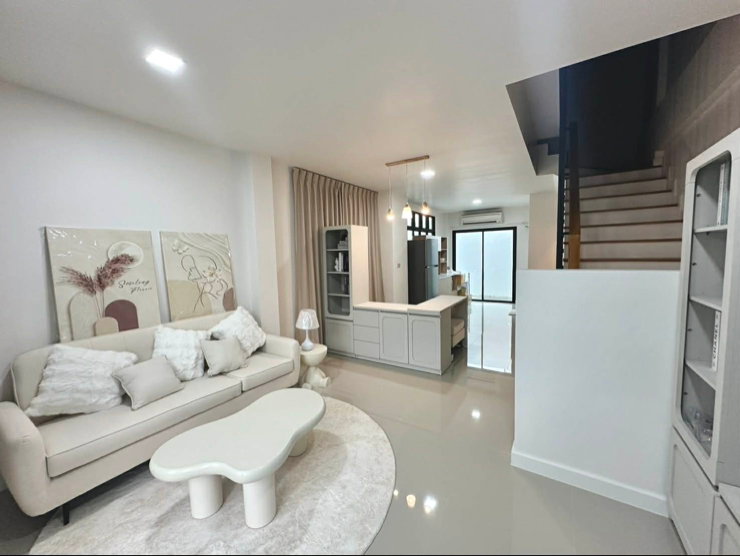 รูป [ให้เช่า] บ้านทาวน์โฮม 3 ชั้น หลังริม 🏠 ซอยสรงประภา 1 ใกล้สนามบินดอนเมือง✈️ - รูปที่ 5/12