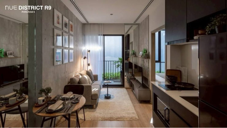 รูป Nue District R9 🔥17,000 MRT Rama9 - รูปที่ 6/13