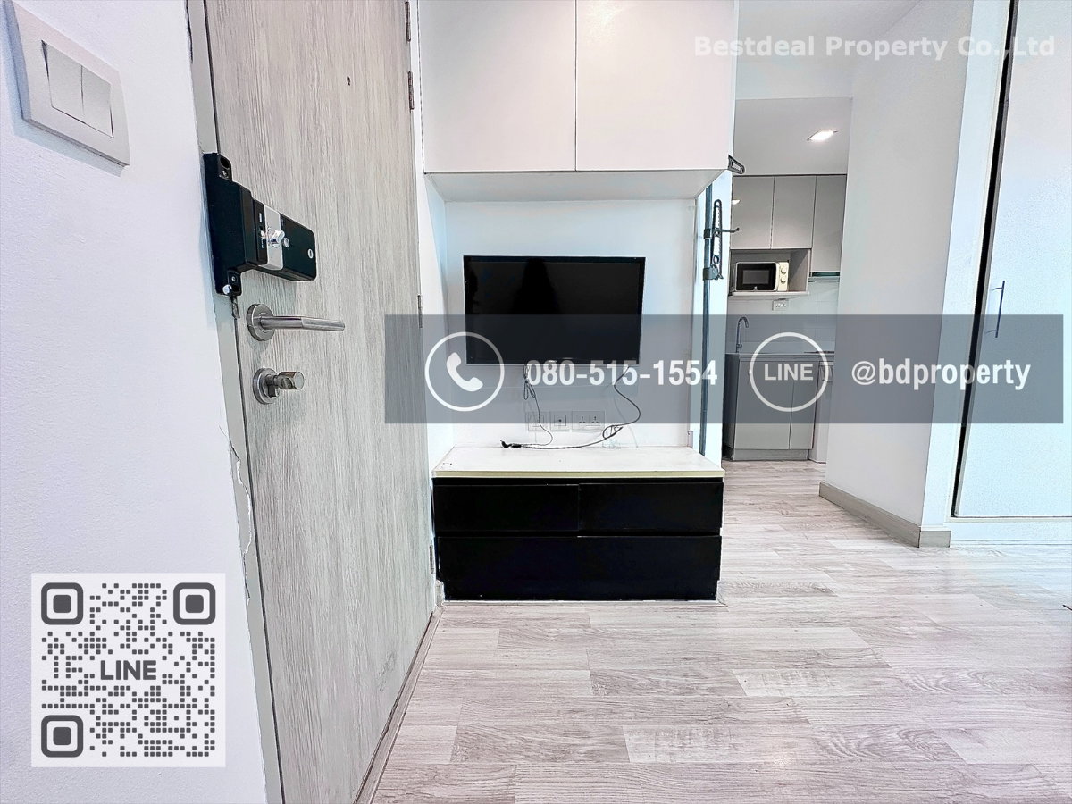 รูป Bestdeal ให้เช่า Studio 22ตรม.ราคา 13,000/เดือนเท่านั้น เฟอร์นิเจอร์และเครื่องใช้ไฟฟ้าครบ “IDEO MOBI RAMA 9” ใกล้MRT และ เซ็นทรัลพระราม 9 เพียง 80 ม. - รูปที่ 2/12