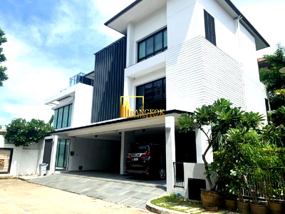 เช่าบ้านเดี่ยว กรมส่งเสริมวัฒธรรม : Baan Charn Issara | Impressive 4 Bedroom House With Pool - BR8240SH
