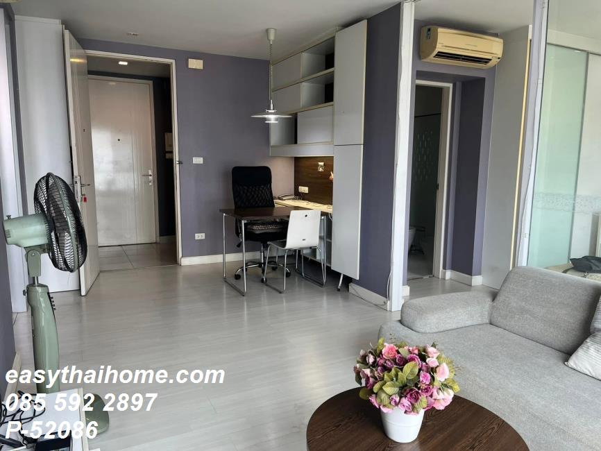 รูป P-52086 — ให้เช่าคอนโด ชั้น 4 The Room Sukhumvit 64 1 ห้องนอน วิวเมือง ใกล้ BTS ปุณณวิถี 085-592-2897 Line: @easythaihome - รูปที่ 11/13