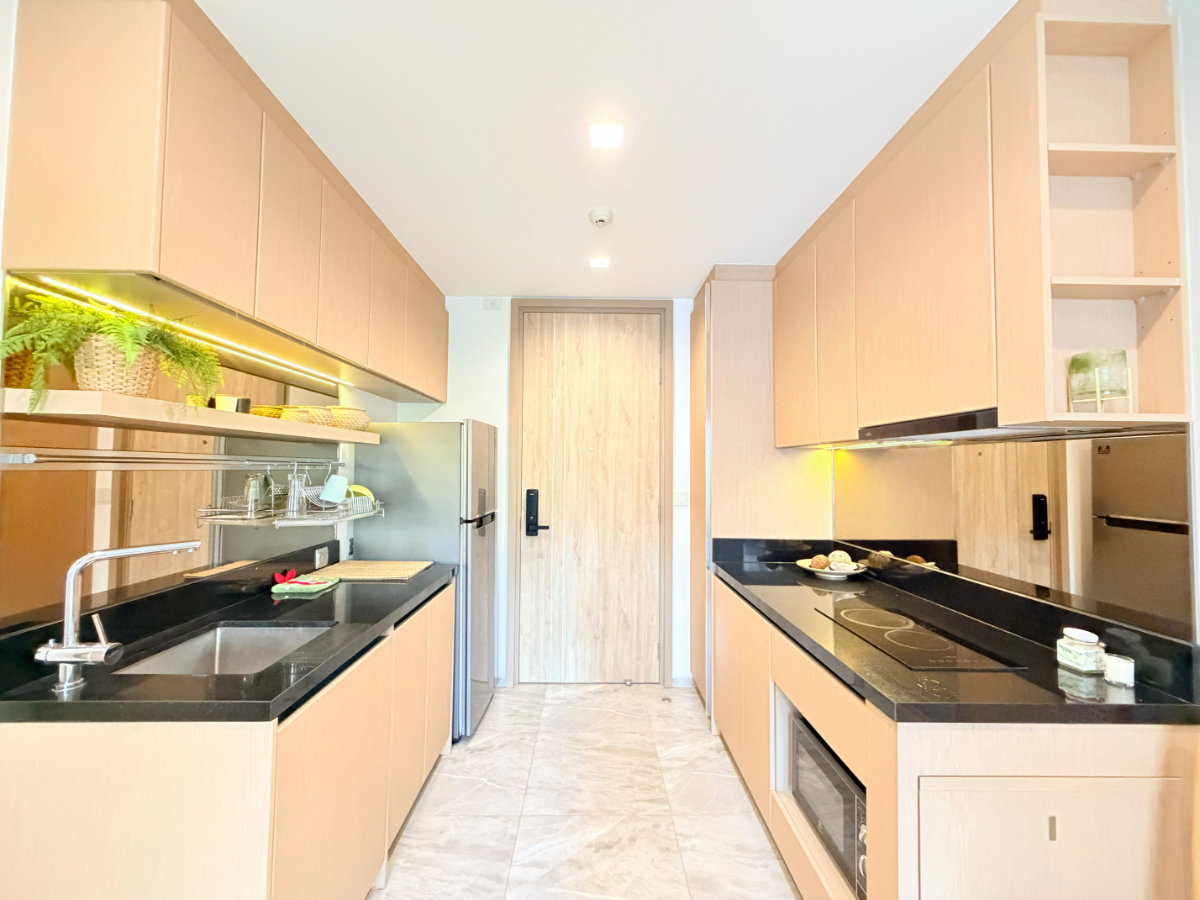 รูป ให้เช่า คอนโดใกล้ BTS อ่อนนุช | KAWA Haus อ่อนนุช 77 | 1 ห้องนอน เฟอร์ครบพร้อมอยู่ มีรถรับ-ส่ง BTS , ใกล้ Habito mall เพียง 400 ม.  - รูปที่ 10/13