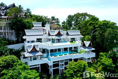 Houses for sale Lumpini Park : Ultra-Luxury Sea View Villa for Sale | Baan Thai Surin Hill 6416545