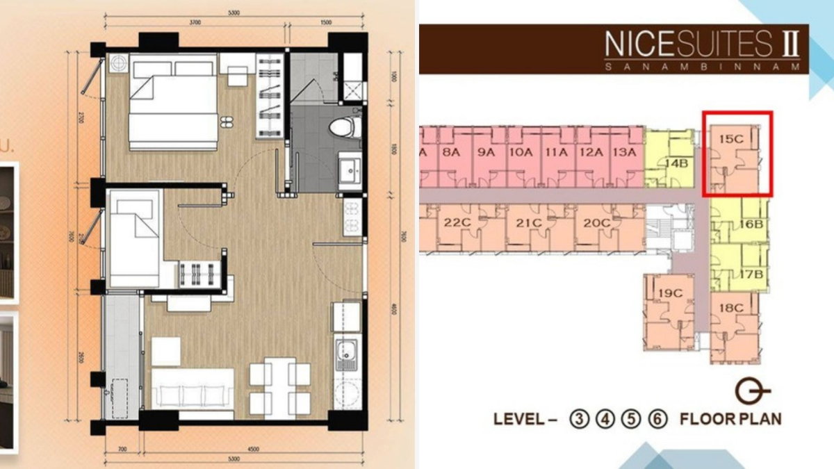 picture 1.55MB, 2B1B, Condo for sale Nice Suites II, Sanambinnam Nontaburi - 6/17