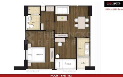 Chewathai Ratchaprarop  Condo in High-potential, Central City Location