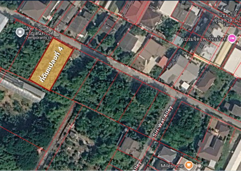 💎 Land for Sale near MRT Bang Yi Khan, Charan Sanitwong 57, size 197 sq.wah, filled and ready to build, near Central Pinklao