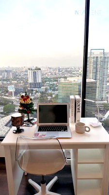 Condos for rent : 🔺 For Rent Condo KNIGHTSBRIDGE SPACE RATCHAYOTHIN Building 1, Floor 30,Duplex 2 bed room, Room size 55.00 sqm