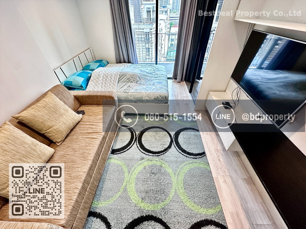 รูป Bestdeal ให้เช่า Studio 22ตรม.ราคา 13,000/เดือนเท่านั้น เฟอร์นิเจอร์และเครื่องใช้ไฟฟ้าครบ “IDEO MOBI RAMA 9” ใกล้MRT และ เซ็นทรัลพระราม 9 เพียง 80 ม. - รูปที่ 4/11