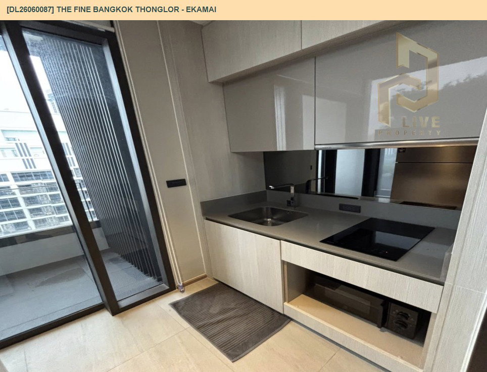 รูป DL26060087 ให้เช่าคอนโด เดอะ ฟายน์ แบงค็อค ทองหล่อ - เอกมัย (The FINE Bangkok Thonglor - Ekamai ) ใกล้ BTS เอกมัย พร้อมเข้าอยู่ โทรด่วน 0653619502 LineID @217jgcbp - รูปที่ 11/11