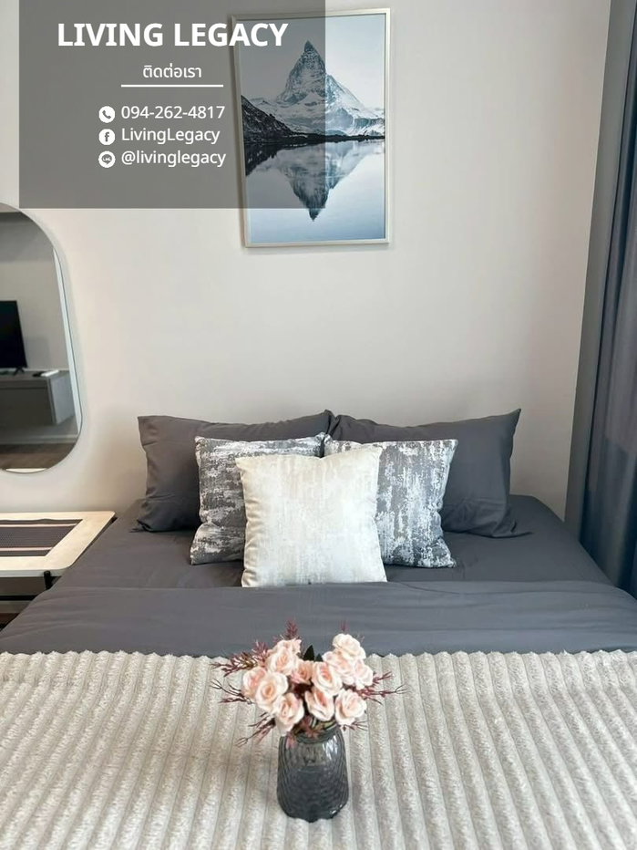 picture For Rent: Modiz Rhyme Ramkhamhaeng 13,000 THB/mo | 24 sq.m. Floor 21 | Move-in Ready - 6/10