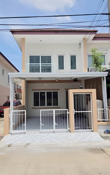 🔥 Corner townhome for sale, newly renovated, easy walk to the bus stop 🔥 Patagonia Ramintra-Safari