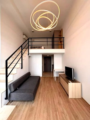 Condos for rent : PFD-08529 Condo for rent, Ideo New Rama 9, brand new room, Duplex style, near Airport Link APL Ramkhamhaeng 🏙️✨