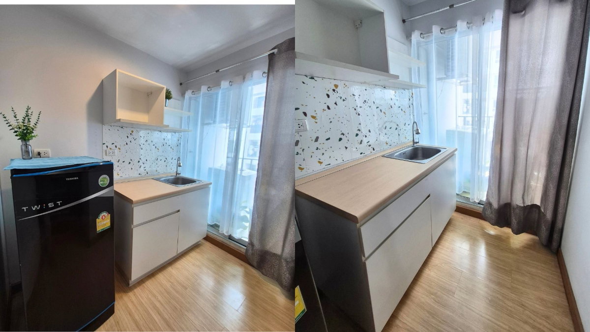 รูป Ready to move in! ให้เช่า You 2 Condo @ แยกเกษตร ชั้น 3 วิวสระว่ายน้ำ เฟอร์นิเจอร์ เครื่องใช้ไฟฟ้าครบ พร้อมเข้าอยู่ได้เลย (ทักได้เลยมีส่วนลดพิเศษ) - รูปที่ 8/16