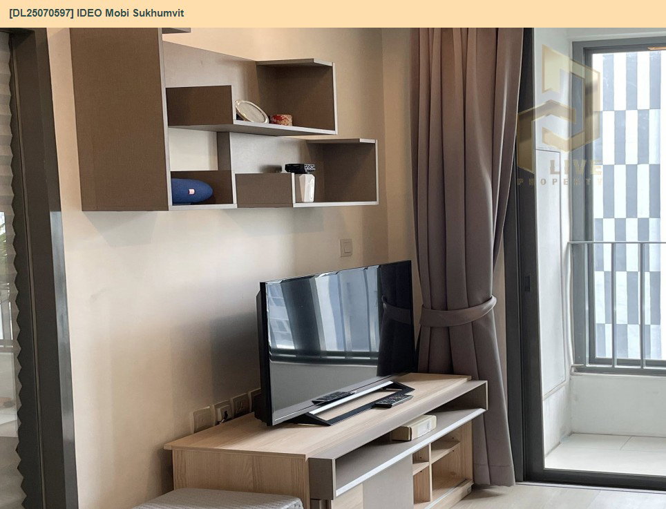 รูป DL25070597 ให้เช่าคอนโด ไอดีโอ โมบิ สุขุมวิท  (IDEO Mobi Sukhumvit) ใกล้ BTS อ่อนนุช พร้อมเข้าอยู่ โทรด่วน 0614453194 LineID @952jdxxk - รูปที่ 13/13