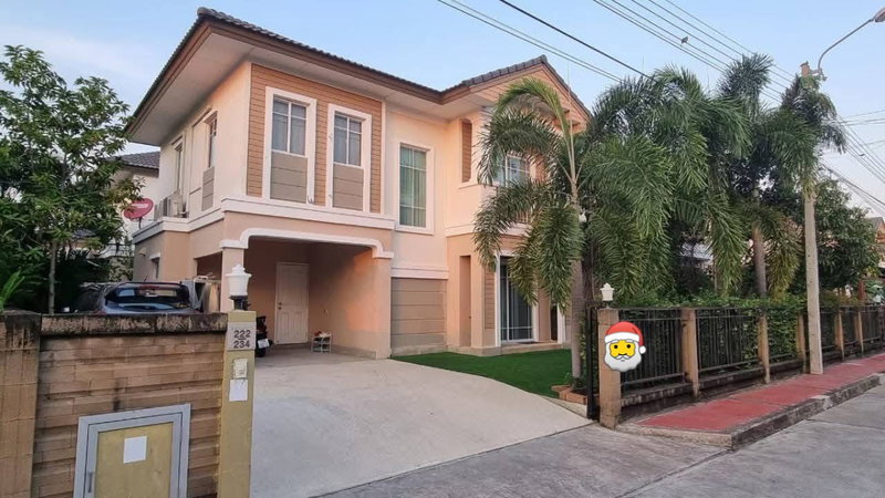 บ้านเดี่ยวให้เช่า : 🏡 บ้านเช่า หมู่บ้านภัสสร 28 กิ่งแก้ว–หนามแดง 3 ห้องนอน 2 ห้องน้ำ บ้านสวย สภาพดี เฟอร์ครบ เดินทางสะดวก เข้าออกได้หลายเส้นทาง✨