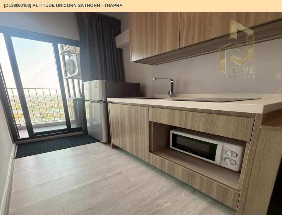 รูป DL26060103 ให้เช่าคอนโด อัลติจูด ยูนิคอร์น สาทร - ท่าพระ (Altitude Unicorn Sathorn - Thapra) ใกล้ BTS ตลาดพลู พร้อมเข้าอยู่ โทรด่วน 0638692663 LineID @138fpvll - รูปที่ 17/18