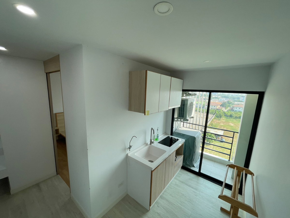 รูป 🏡✨ ปล่อยเช่าคอนโด V Condo ศาลายา  ตึก V12A ชั้น7 ห้องมุม มีหน้าต่างในห้องนั่งเล่น  ✨  ใกล้ มหาวิทยาลัยมหิดล  - รูปที่ 2/7