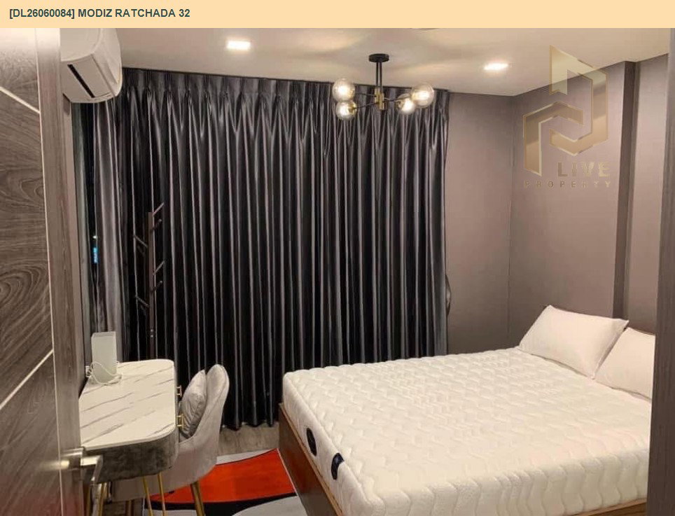 รูป DL26060084 ให้เช่าคอนโด โมดิช รัชดา 32 (Modiz Ratchada 32) ใกล้ BTS ห้าแยกลาดพร้าว พร้อมเข้าอยู่ โทรด่วน 0638692663 LineID @138fpvll - รูปที่ 14/17