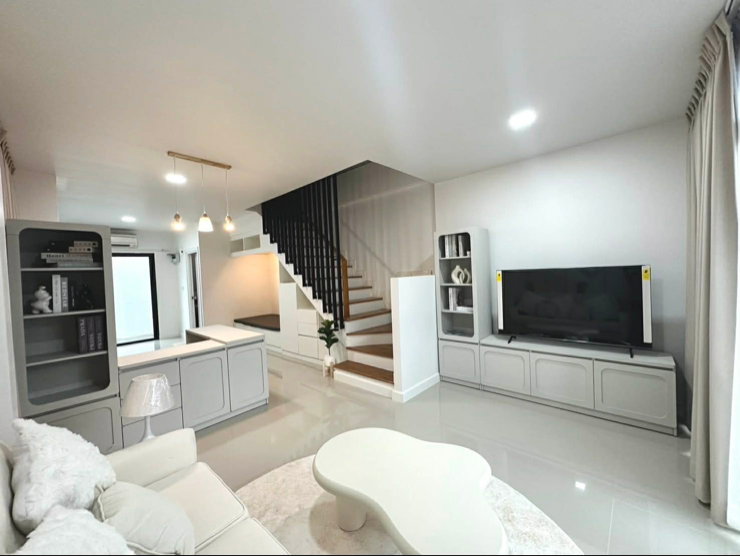 รูป [ให้เช่า] บ้านทาวน์โฮม 3 ชั้น หลังริม 🏠 ซอยสรงประภา 1 ใกล้สนามบินดอนเมือง✈️ - รูปที่ 6/12