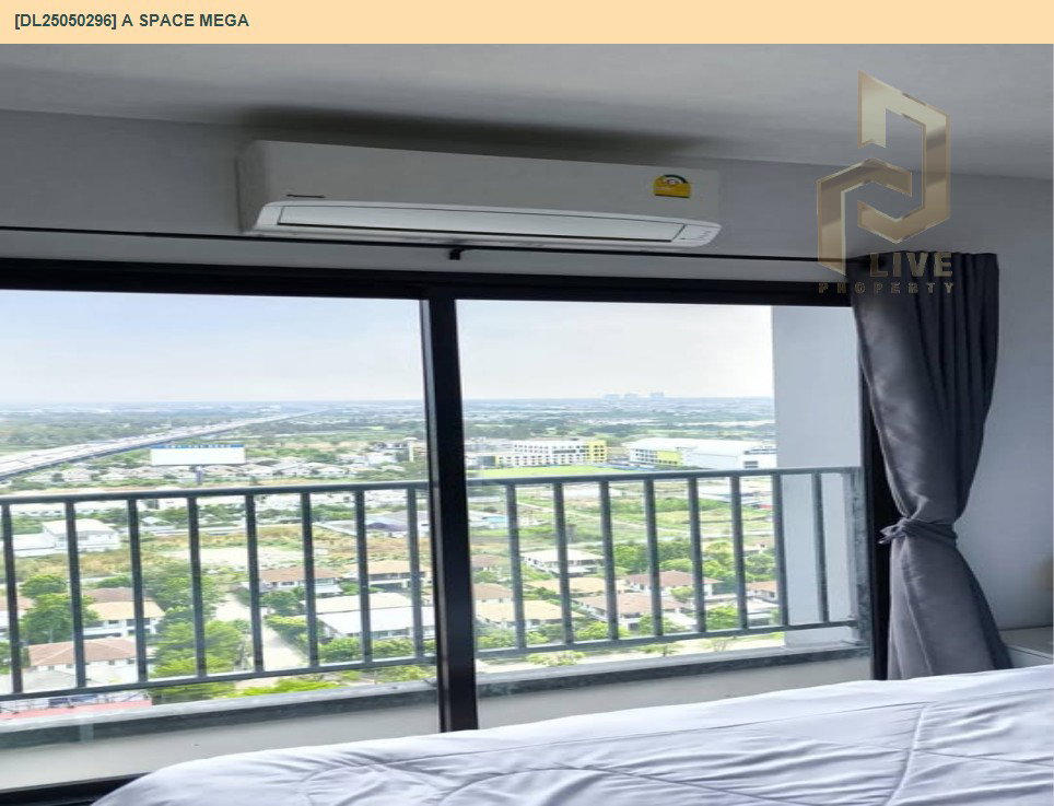 รูป DL25050296 ให้เช่าคอนโด เอ สเปซ เมกา (A space mega) ใกล้ - พร้อมเข้าอยู่ โทรด่วน 0614453194 LineID @952jdxxk - รูปที่ 9/10