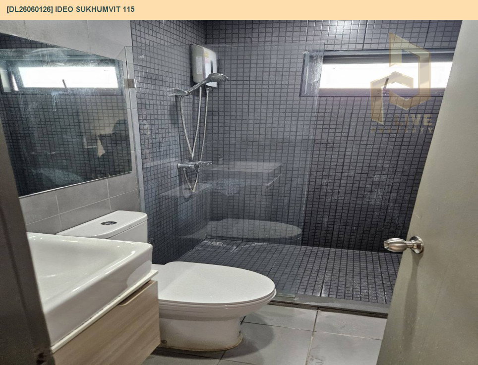รูป DL26060126 ให้เช่าคอนโด ไอดีโอ สุขุมวิท 115 (IDEO Sukhumvit 115 ) ใกล้ BTS ปู่เจ้า พร้อมเข้าอยู่ โทรด่วน 0638692663 LineID @138fpvll - รูปที่ 6/6