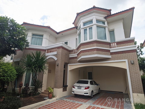 บ้านเดี่ยวสไตล์โมเดิร์นหรู 3 ห้องนอน ให้เช่า l เดอ วิลล์ ศรีนครินทร์
