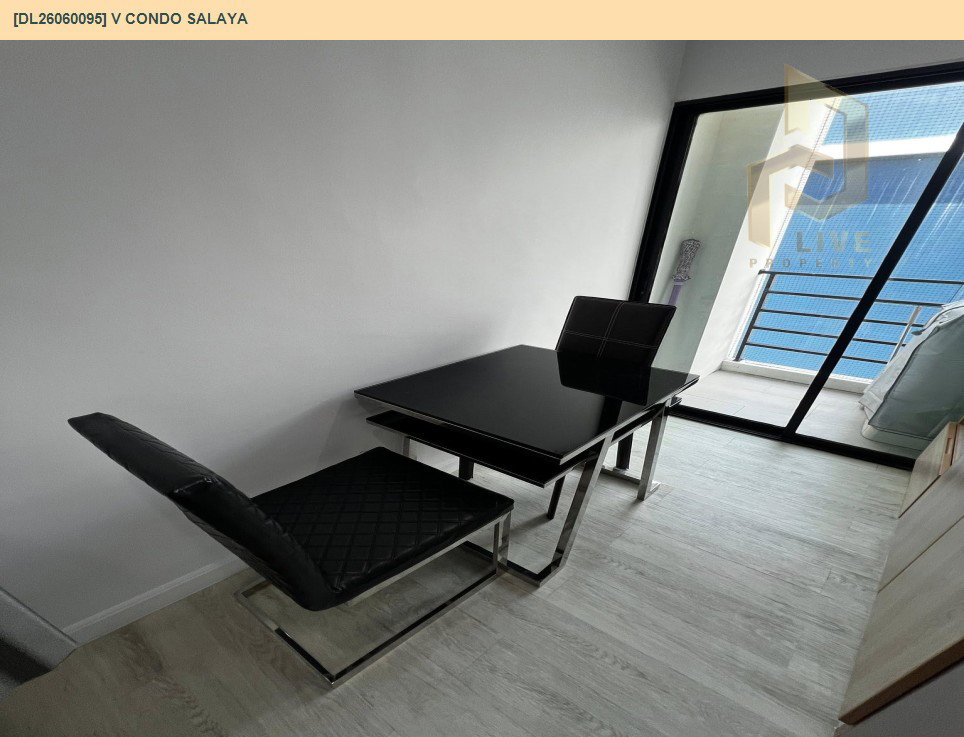 รูป DL26060095 ให้เช่าคอนโด วี คอนโด ศาลายา (V condo Salaya) ใกล้ - พร้อมเข้าอยู่ โทรด่วน 0653619502 LineID @217jgcbp - รูปที่ 10/16