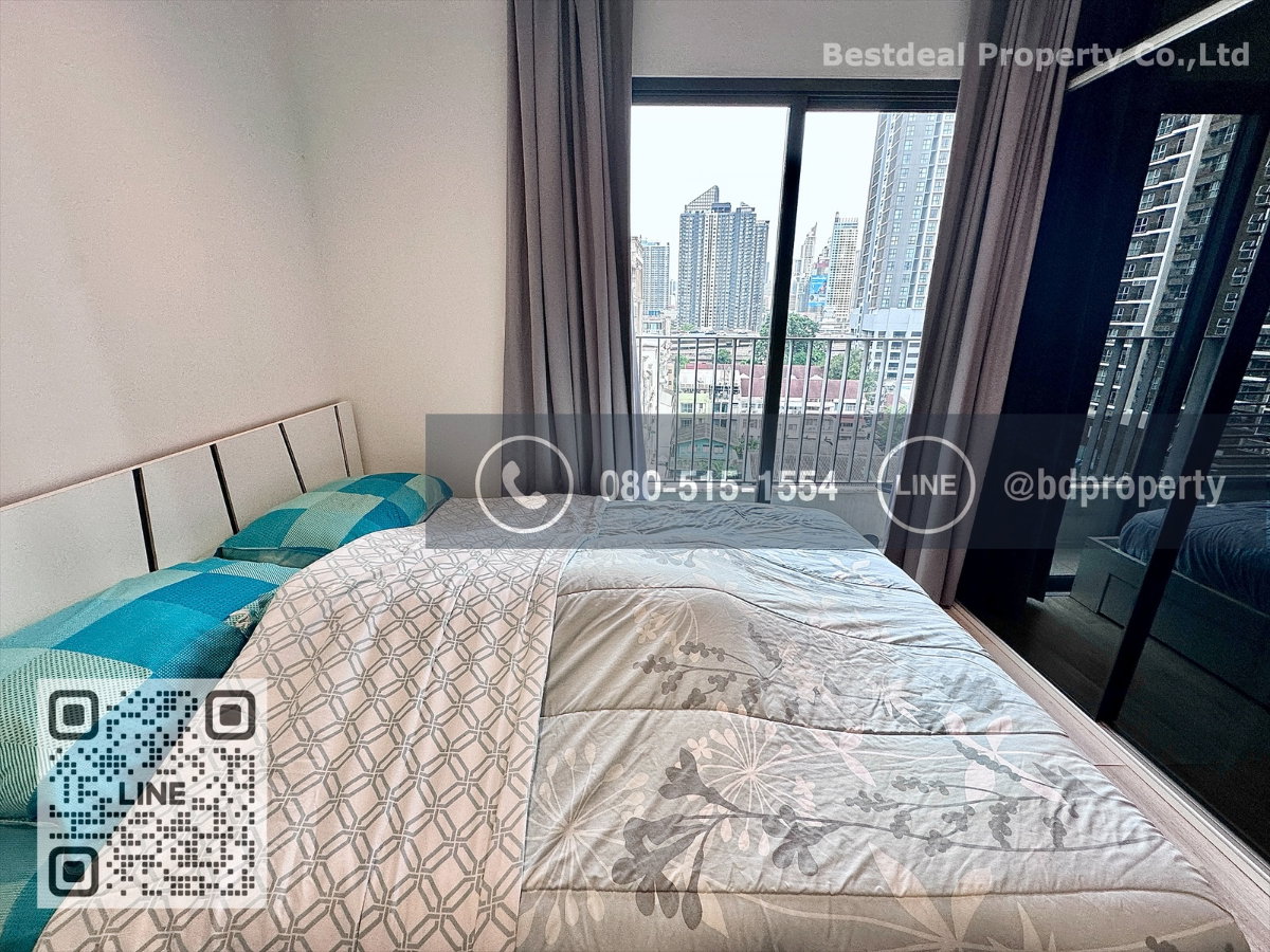 รูป Bestdeal ให้เช่า Studio 22ตรม.ราคา 13,000/เดือนเท่านั้น เฟอร์นิเจอร์และเครื่องใช้ไฟฟ้าครบ “IDEO MOBI RAMA 9” ใกล้MRT และ เซ็นทรัลพระราม 9 เพียง 80 ม. - รูปที่ 5/11