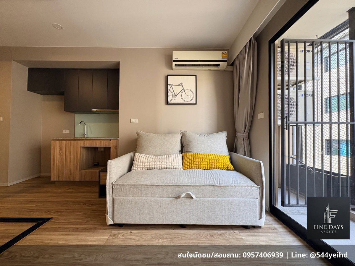 รูป FD-083300ขายด่วน! Blossom Condo @ Sathorn-Charoenrat ใกล้สาทร-สีลม 1 ห้องนอน (30.4 ตร.ม.) แต่งครบ หิ้วกระเป๋าเข้าอยู่ได้เลย! - รูปที่ 3/6