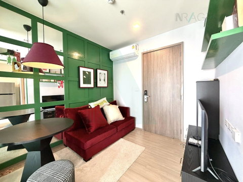 For Rent Condo THE BASE PHETCHABURI - THONGLOR Building 1, Floor 22,1 bed room, Room size 28 sqm