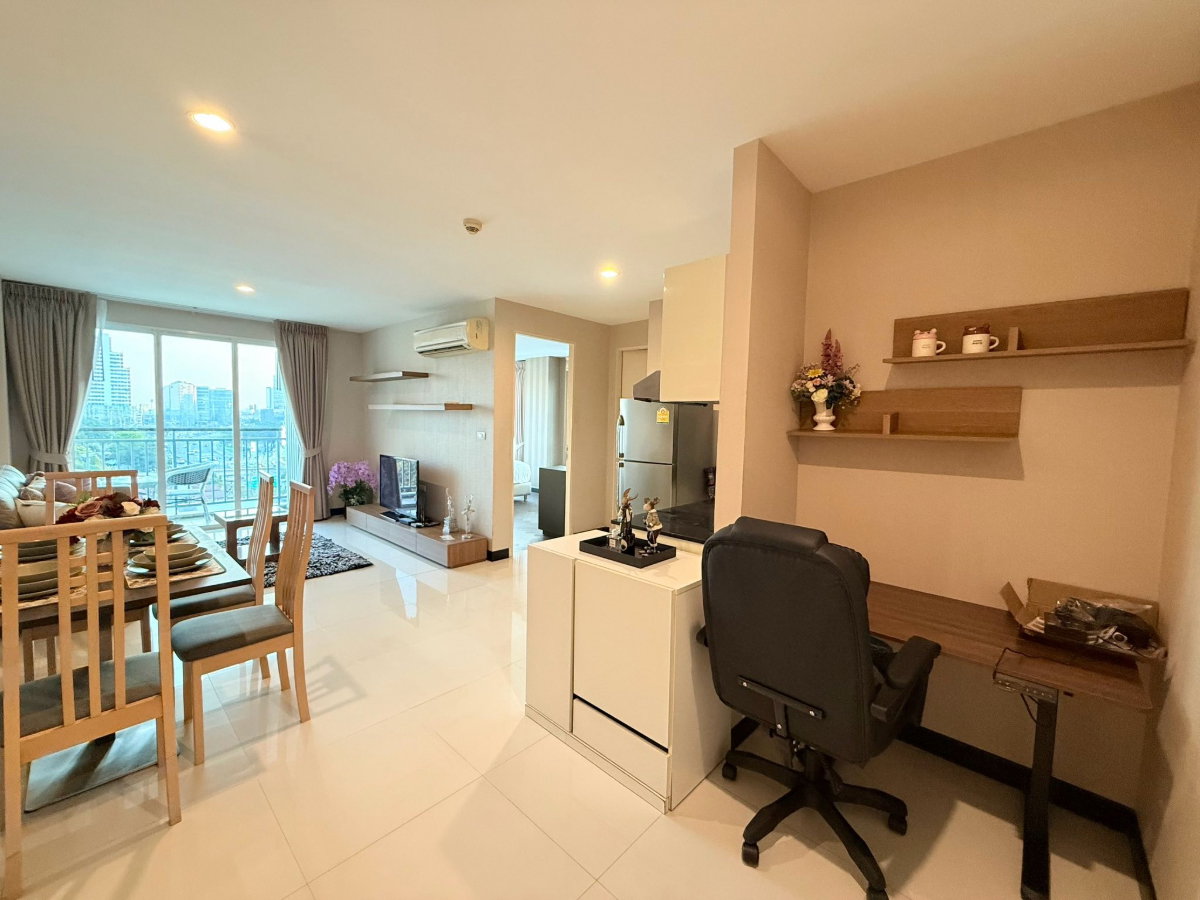 รูป RS6310 ปล่อยเช่า Voque Sukhumvit 16 ห้องมุมหายาก วิวสวนเบญจกิตติแบบพาโนรามา ใกล้ BTS อโศก - รูปที่ 4/20