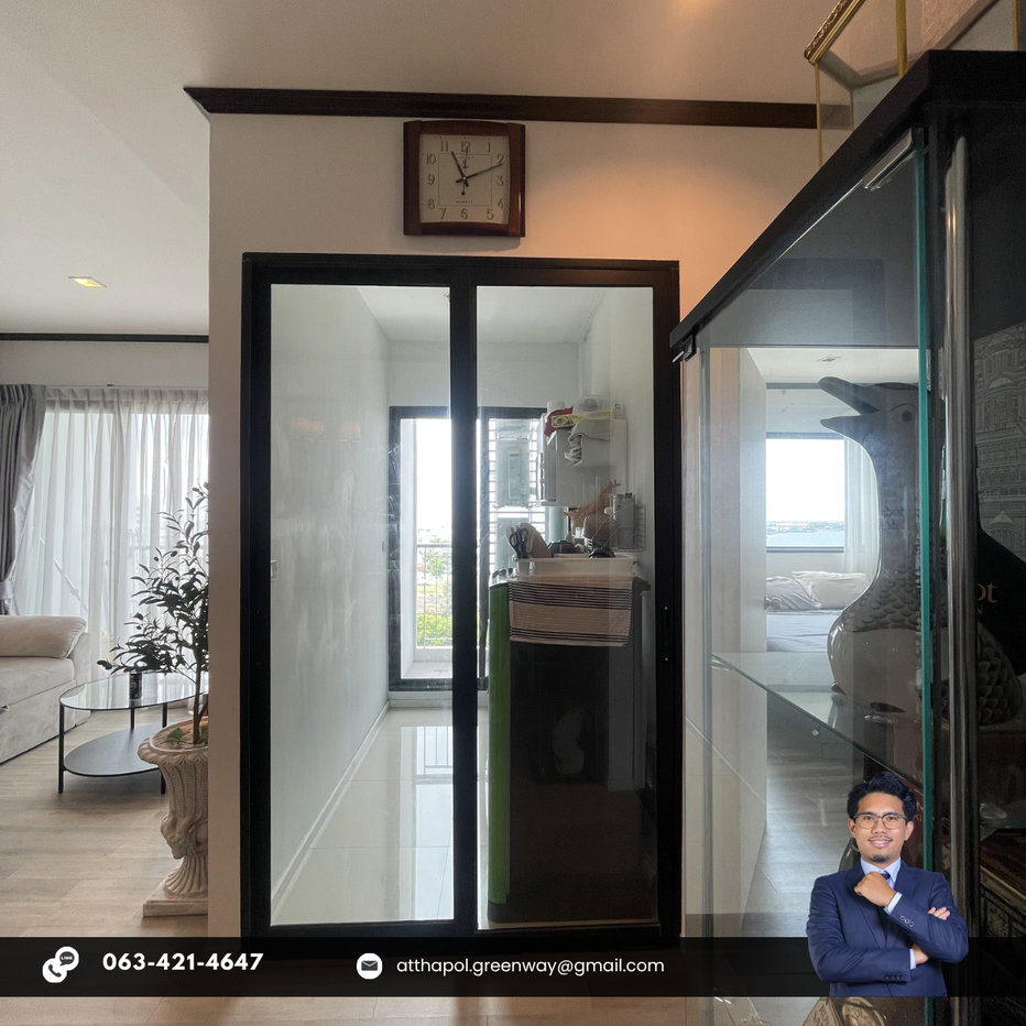 รูป ขายคอนโด Knightsbridge Sky River Ocean 2 ห้องนอน 63.75 ตร.ม. วิวแม่น้ำเจ้าพระยา ใกล้ BTS ปากน้ำ - รูปที่ 9/12