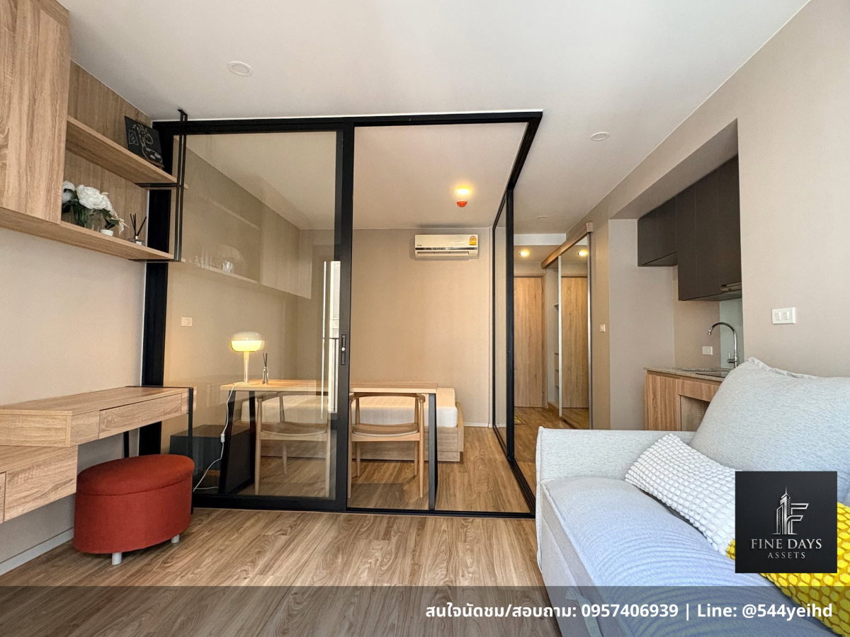 รูป FD-083300ขายด่วน! Blossom Condo @ Sathorn-Charoenrat ใกล้สาทร-สีลม 1 ห้องนอน (30.4 ตร.ม.) แต่งครบ หิ้วกระเป๋าเข้าอยู่ได้เลย! - รูปที่ 5/6