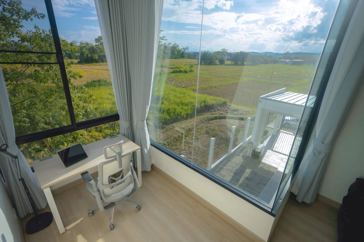 รูป S-108 บ้านคุณภาพในเมืองเชียงใหม่ วิวภูเขาด้านหน้า วิวน้ำด้านหลัง หมู่บ้านวังตาล แม่เหียะ - รูปที่ 13/22