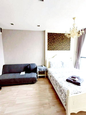 Condos for rent : For Rent Condo Ideo Mobi Sukhumvit 81, building B, Fl. 22th, Studio type 22 sq.m near BTS Onnut 
