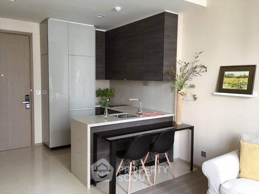 รูป คอนโด 1-ห้องนอน ที่ ดิ เอส อโศก ใกล้ MRT สุขุมวิท (ID 440837) - รูปที่ 2/8