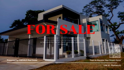 Houses for sale Wat Suwan Pradit (Wat Chang Kham Noi) : S-108 Quality house in Chiang Mai city with mountain views in front and a stream view in the back Wang Tan Village, Mae Hia