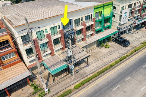 บางกรวย-ไทรน้อย ตัดกับชัยพฤกษ์ อาคาร4ชั้น 2-3นอน MRT คลองบางไผ่ 4.33กม. 3 น้ำ วงแหวน กาญจนาภิเษก ใกล้ตลาดมนรดา 16 ตร.วา. 200 ตร.ม.