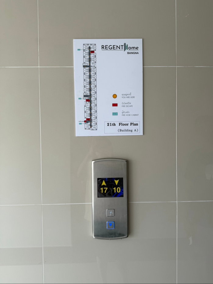 รูป S107 ให้เช่าคอนโด Regent home bangna (รีเจ้นท์ โฮม บางนา) ใกล้ BTS บางนา เฟอร์นิเจอร์ และ เครื่องใช้ไฟฟ้าครบ พร้อมเข้าอยู่ - รูปที่ 12/13