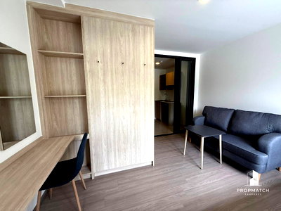 คอนโดให้เช่า : PM031448 ✨Flash Deal ✨ THE MUVE Pradipat (1Bed 1Bath 24.5 SQM.) พร้อมอยู่ ! เพียง 15,000 บาทต่อเดือน Tel.0981315848 @propmatch