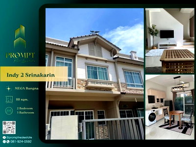 เช่าบ้านเดี่ยว วิทยาลัยสารพัดช่างสมุทรปราการ : IJ04414 - Indy 2 Srinakarin  : MEGA Bangna