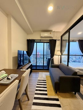 For Rent Condo THE STAGE MINDSCAPE RATCHADA-HUAI KHWANG Building 1, Floor 21,1 bed room, Room size 28 sqm