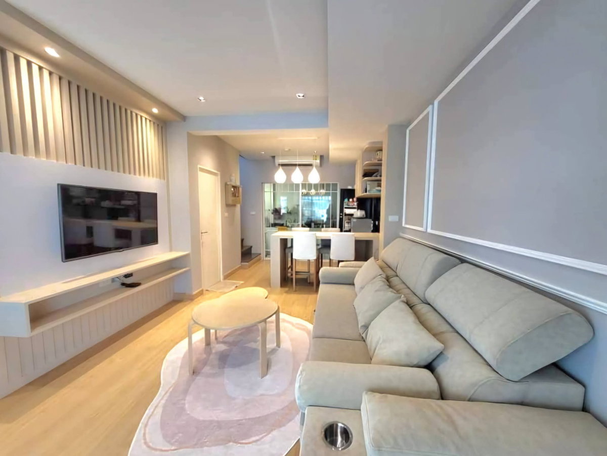 รูป 💮ให้เช่าบ้านtownhome อินดี้ 2 บางนา กม.7  บ้านสวยขนาด 89ตรม. 2 ห้องนอน 3ห้องน้ำ  เฟอร์นิเจอร์ครบ เช่าเพียง 30000- - รูปที่ 5/12