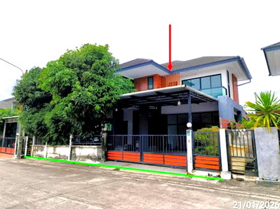 บ้านเดี่ยว ศูนย์ราชการอำเภอบ้านฉาง : บ้านเดี่ยว 73 ตร.วา นารา วิลล่า บ้านฉาง ระยอง 4.5M