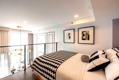 Condos for rent : 📣Nice room!📣 For Rent Condo PARK ORIGIN CHULA - SAMYAN Building 1, Floor 22,Duplex, Room size 35.00 sqm