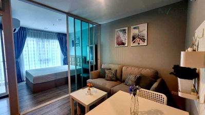 คอนโดให้เช่า : ให้เช่าคอนโด รีเจ้นท์ โฮม บางนา อาคาร A ชั้น 15 1 ห้องนอน ขนาด 28 ตรม ใกล้ BTS บางนา