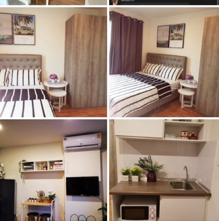 รูป ห้องพร้อมอยู่ ตึกA ชั้น 5 เฟอร์ฯครบ,เครื่องใช้ไฟฟ้าครบ  - รูปที่ 7/7